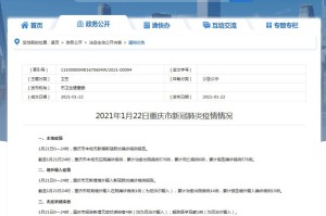 重庆市疫情动态发布官网，疫情下的重庆实时更新
