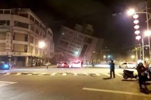 台湾7.3级地震，灾难震撼，生命脆弱