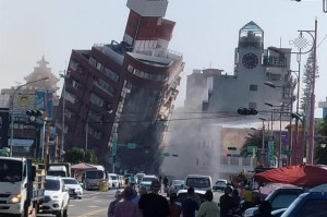 台湾地震大楼倾斜，重建与反思的征程