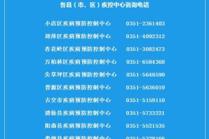 太原市疫情防控指挥部电话号码，关键时刻的生命线
