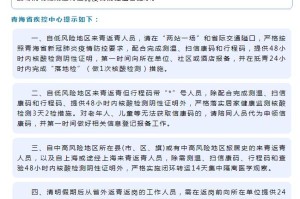 青海与杭州疫情防控动态对比