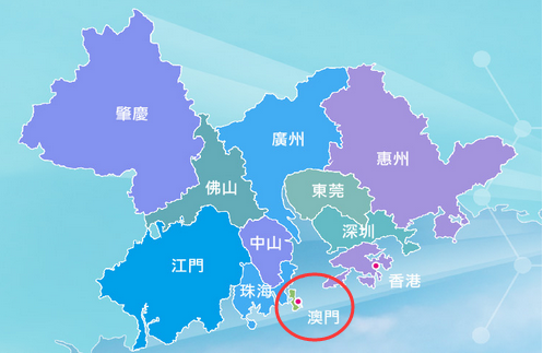 香港澳门特别行政区示意图，探索两地的独特地理与文化交汇