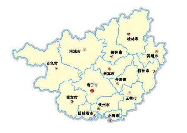 广西壮族自治区包含哪些城市？