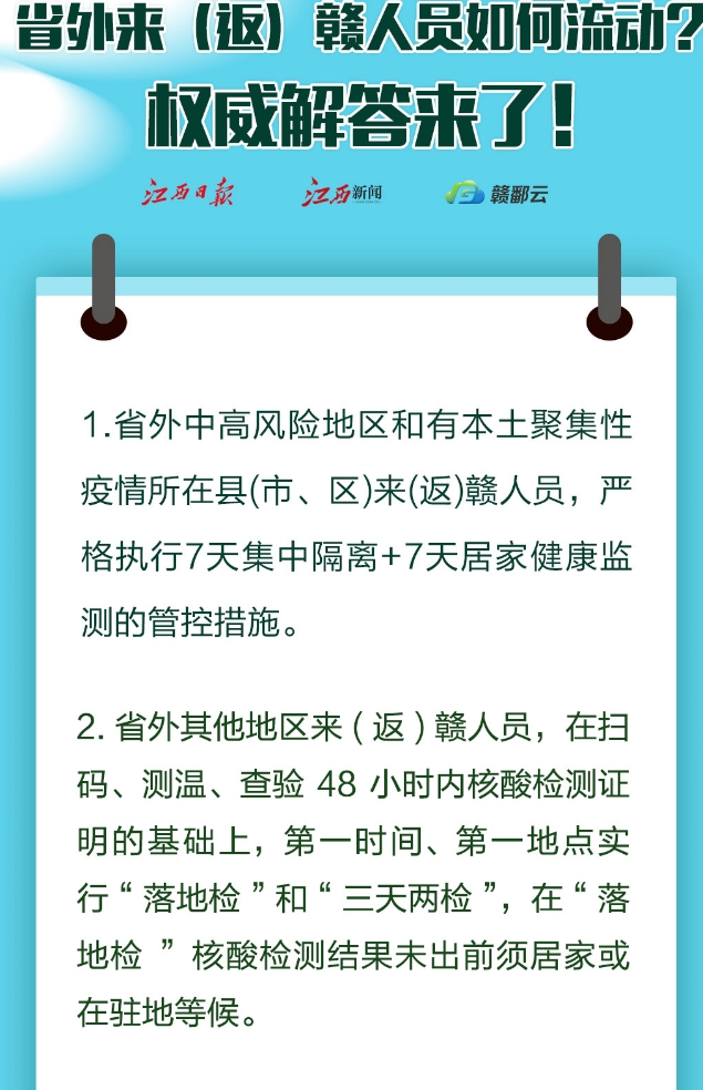 江西对北京返回人员实施严格防疫措施，确保疫情不扩散