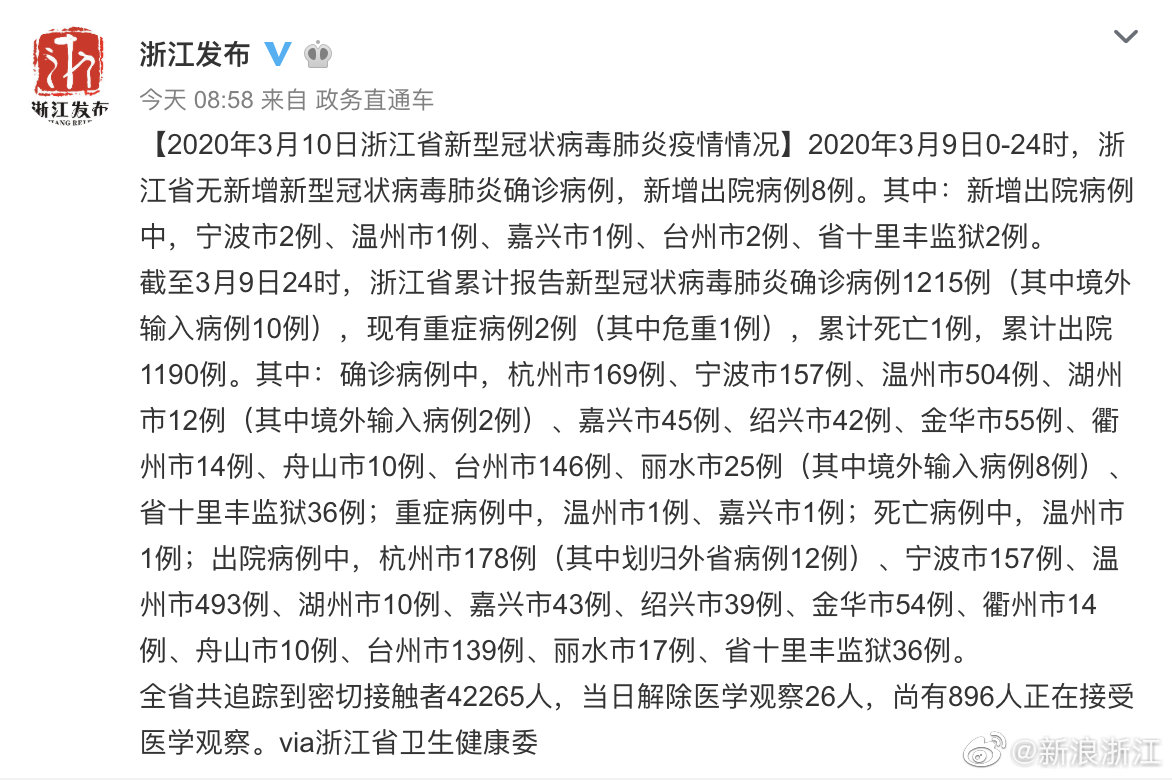 浙江省疫情发布重点地区，防控措施与最新动态